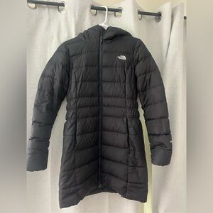 The North Face Black Hooded Puffer Jacket